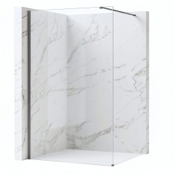 Kabina prysznicowa Walk-In Rea Flexi Transparent / Tytan 90