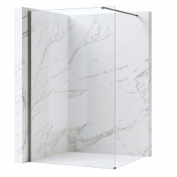 Kabina prysznicowa Walk-In Rea Flexi Transparent / Tytan 100
