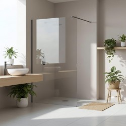 Kabina prysznicowa Walk-In Rea Flexi Transparent / Tytan 120