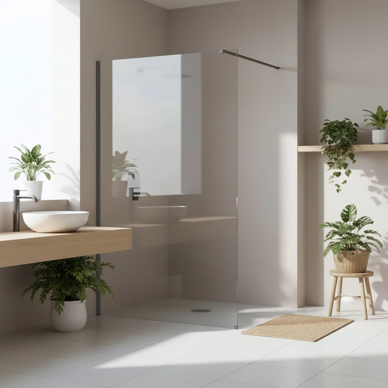 Kabina prysznicowa Walk-In Rea Flexi Transparent / Tytan 120
