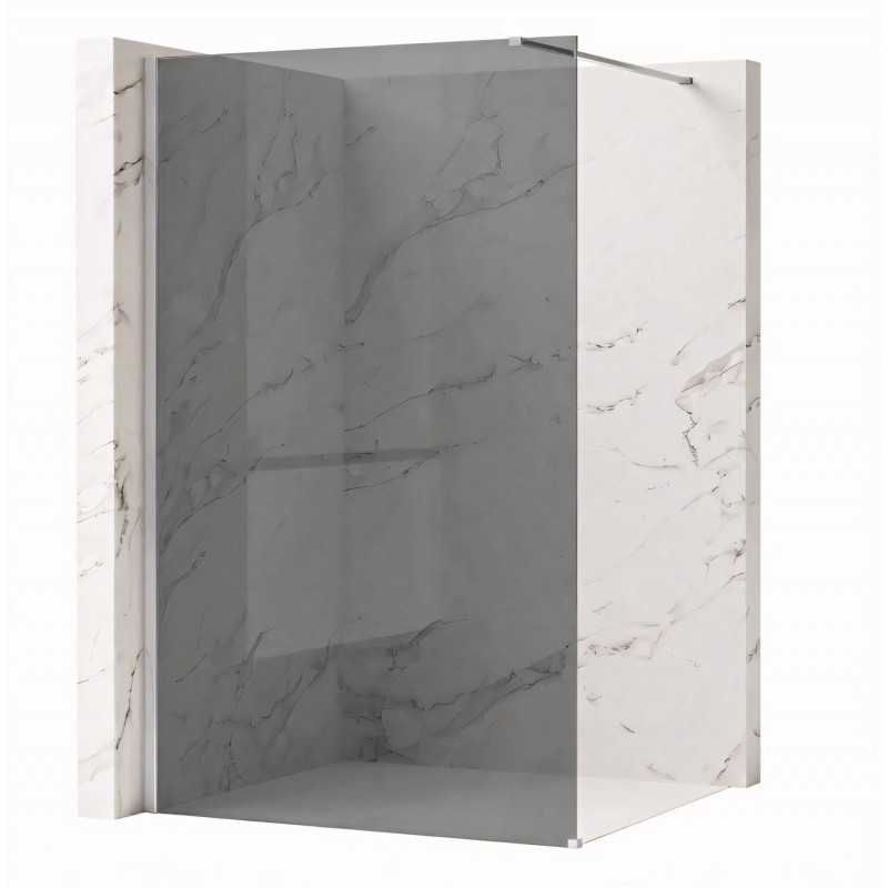 Kabina prysznicowa Walk-In Rea Flexi Grey / Chrome 120