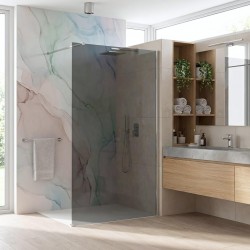 Kabina prysznicowa Walk-In Rea Flexi Grey / Chrome 120