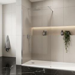 Kabina prysznicowa Walk-In Rea Flexi Transparent / Chrome 90