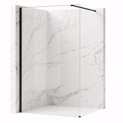 Kabina prysznicowa Walk-In Rea Flexi Transparent / Black 70