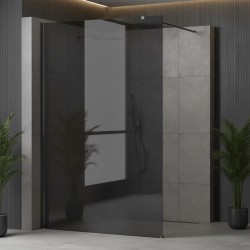 Kabina prysznicowa Walk-In Rea Flexi Grey / Tytan 140