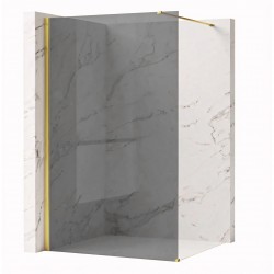 Kabina prysznicowa Walk-In Rea Flexi Grey / Gold 80