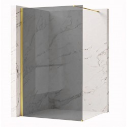 Kabina prysznicowa Walk-In Rea Flexi Grey / Gold 120