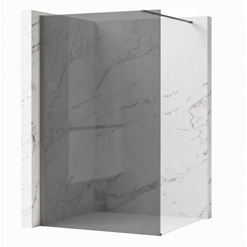 Kabina prysznicowa Walk-In Rea Flexi Grey / Tytan 130
