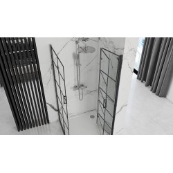 Kabina prysznicowa Rea Molier Black Double 100x100