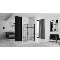 Kabina prysznicowa Rea Molier Black 110x90