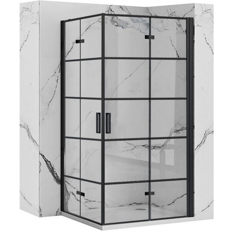 Kabina prysznicowa Rea Molier Black Double 80x110