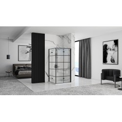 Kabina prysznicowa Rea Molier Black Double 80x110