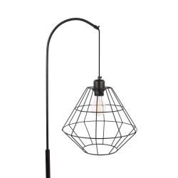 Lampa stojąca podłogowa APP538-1F Czarna