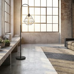 Lampa stojąca podłogowa APP538-1F Czarna