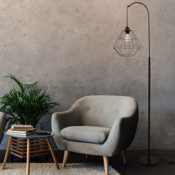 Lampa stojąca podłogowa APP538-1F Czarna