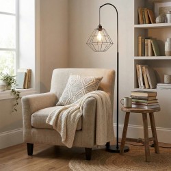 Lampa stojąca podłogowa APP538-1F Czarna