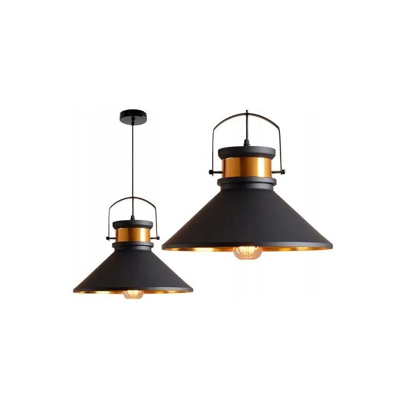 Lampa sufitowa ASTI B Czarna