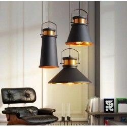 Lampa sufitowa ASTI B Czarna