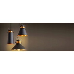 Lampa sufitowa ASTI B Czarna