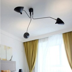 Lampa sufitowa 3 ramienna APP569-3C Czarna