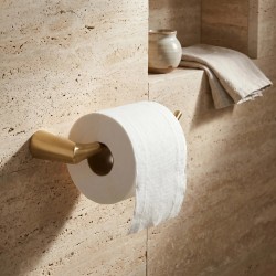 Uchwyt na papier toaletowy 16205 VIBE Złoty Szczotkowany