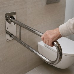Uchwyt łazienkowy składany Chrom