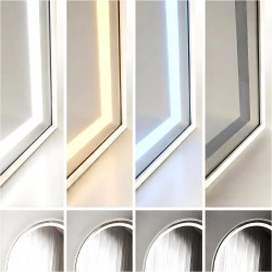 LUSTRO LED Orbit 50x160cm Białe