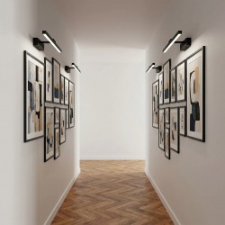 Kinkiet łazienkowy LED APP1866-1W 40 cm Black