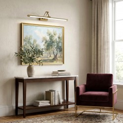 Kinkiet łazienkowy SWE023-1W 60cm Złoty Szczotkowany