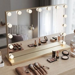 Lustro LED Hollywood L.Gold 80x60