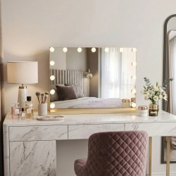 Lustro LED Hollywood L.Gold 80x60
