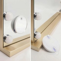 Lustro LED Hollywood L.Gold 80x60