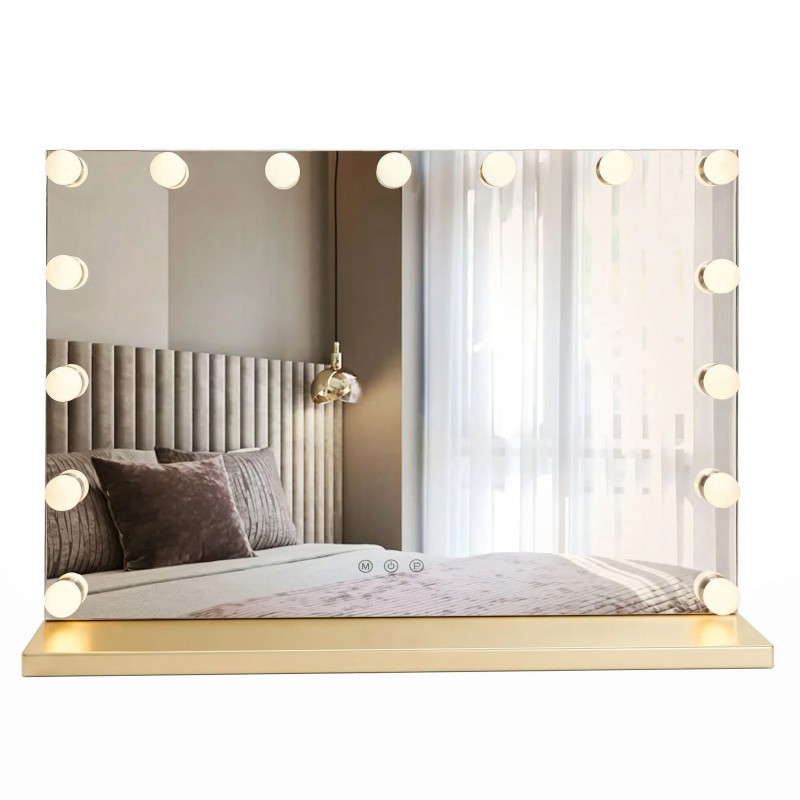 Lustro LED Hollywood L.Gold