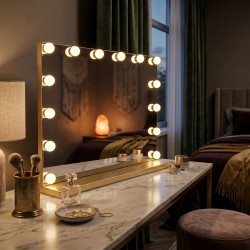 Lustro LED Hollywood L.Gold