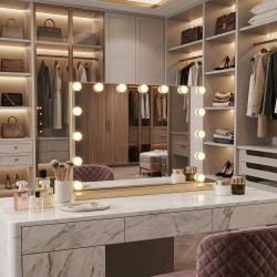 Lustro LED Hollywood L.Gold