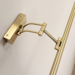 Kinkiet łazienkowy SWE022-1W 42cm Złoty Szczotkowany