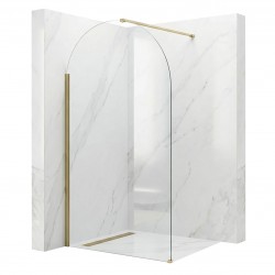 Ścianka prysznicowa Walk-In Rea Heaven Brush Gold 120
