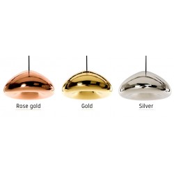 Lampa Sufitowa Wisząca Szklana Lustrzana APP323-1CP Złota
