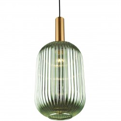 Lampa Sufitowa Wisząca Szklana APP459-1CP Zielona