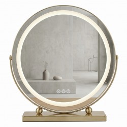 Lustro LED MAKE-UP L.Gold 50 cm