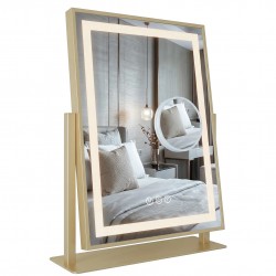 Lustro LED LUMI L.Gold 30x40cm