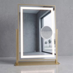 Lustro LED LUMI L.Gold 30x40cm