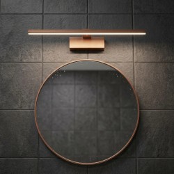 Kinkiet łazienkowy LED SWE013-1W 43cm Miedź szczotkowana