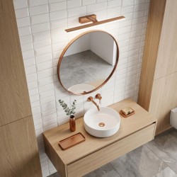 Kinkiet łazienkowy LED SWE013-1W 43cm Miedź szczotkowana