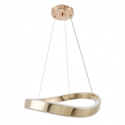LAMPA SUFITOWA WISZĄCA SWE064-CP 40cm ZŁOTA