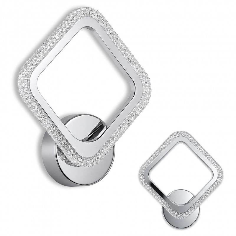 Kinkiet ścienny LED LHJ125-W chrom