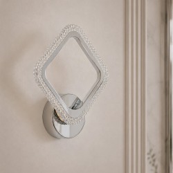 Kinkiet ścienny LED LHJ125-W chrom