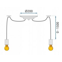 Lampa Spider 12