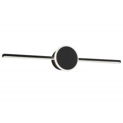KINKIET ŁAZIENKOWY LED ROUND BLACK 80CM APP850-1W