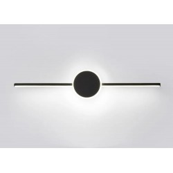 KINKIET ŁAZIENKOWY LED ROUND BLACK 80CM APP850-1W